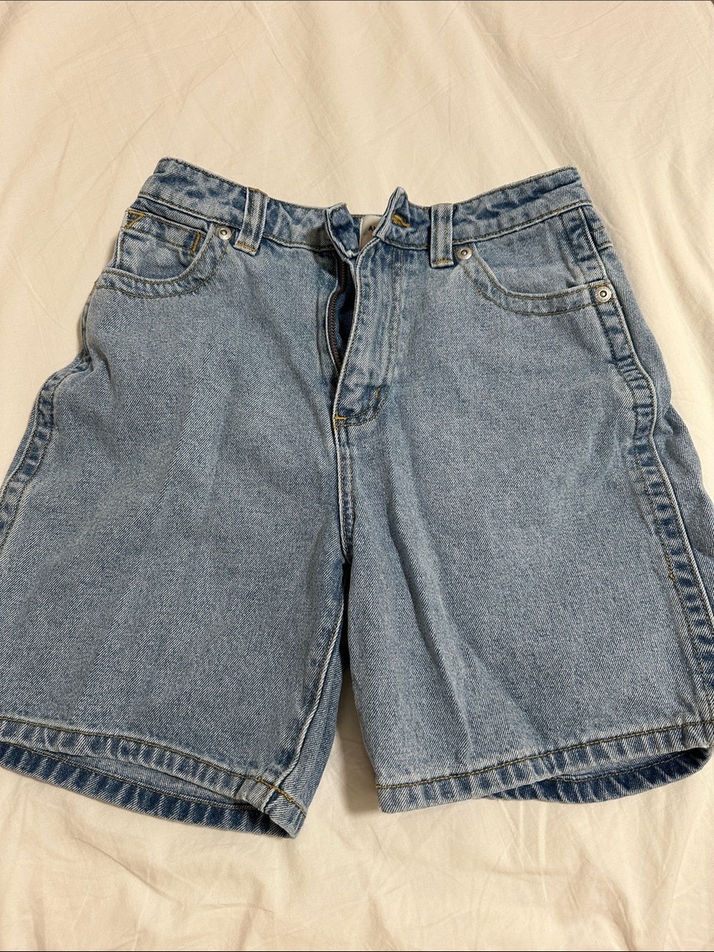 Abrand Light Blue Denim Jean Shorts